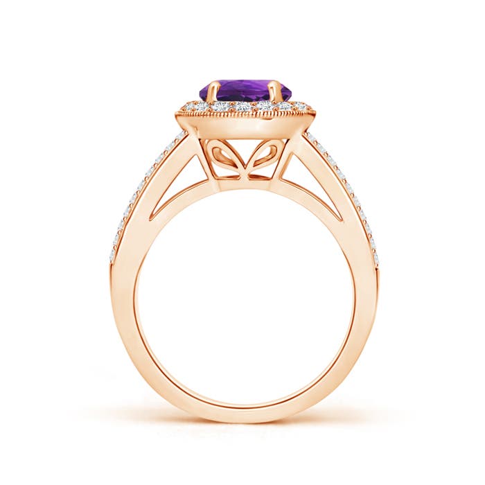 AAAA - Amethyst / 1.74 CT / 14 KT Rose Gold