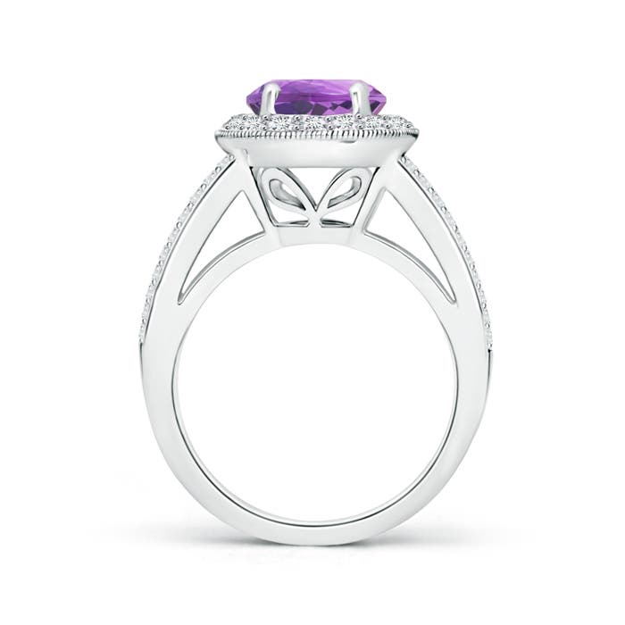 A - Amethyst / 2.36 CT / 14 KT White Gold