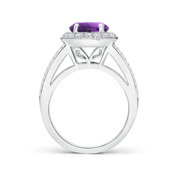 AAA - Amethyst / 2.36 CT / 14 KT White Gold