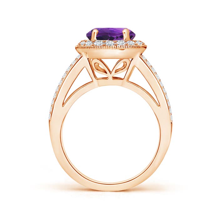 AAAA - Amethyst / 2.36 CT / 14 KT Rose Gold