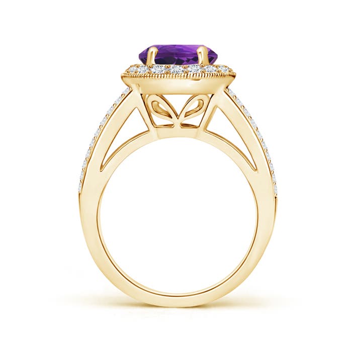 AAAA - Amethyst / 2.36 CT / 14 KT Yellow Gold