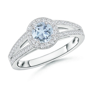 Round A Aquamarine