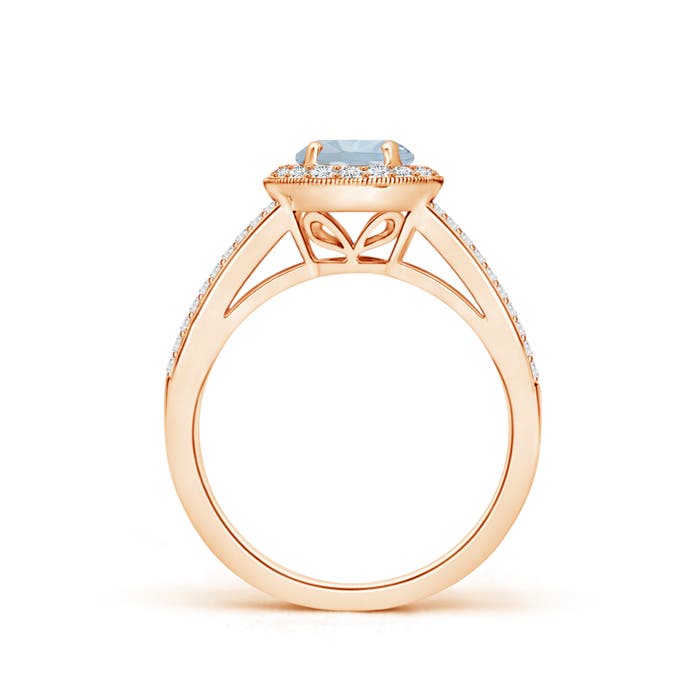 A - Aquamarine / 1.17 CT / 14 KT Rose Gold