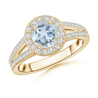 Round A Aquamarine