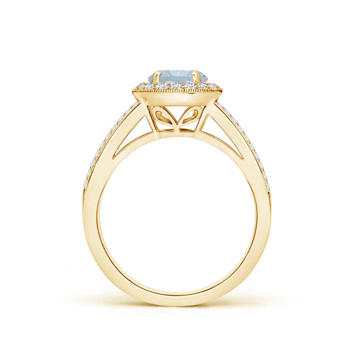 A - Aquamarine / 1.17 CT / 14 KT Yellow Gold