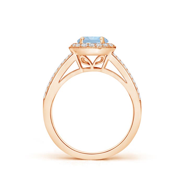 AA - Aquamarine / 1.17 CT / 14 KT Rose Gold