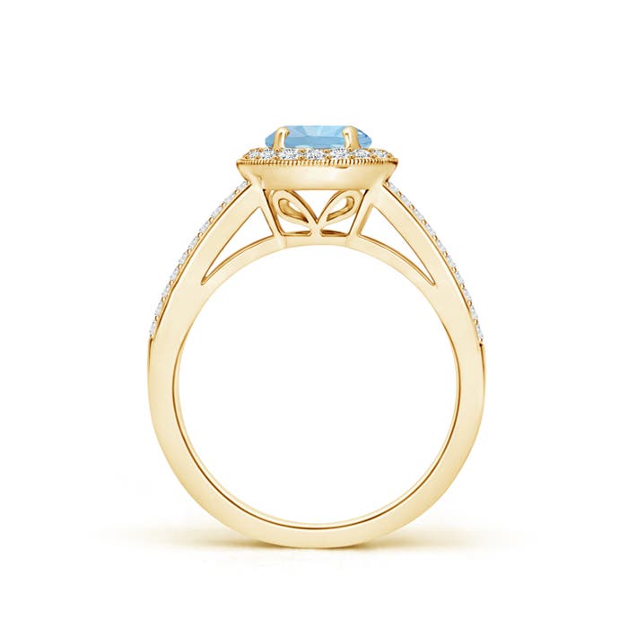 AAA - Aquamarine / 1.17 CT / 14 KT Yellow Gold