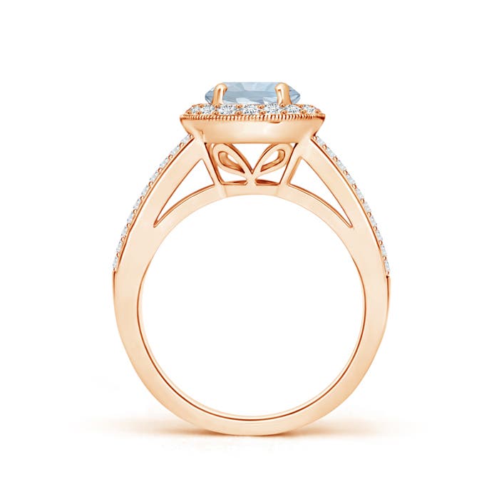 A - Aquamarine / 1.71 CT / 14 KT Rose Gold