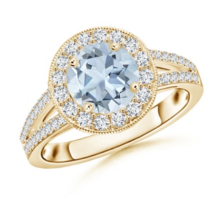 Round A Aquamarine