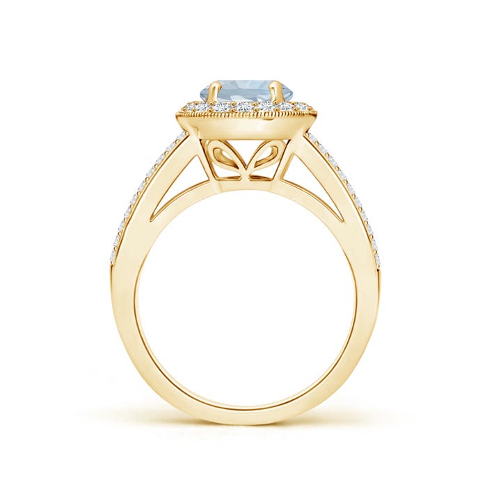 A - Aquamarine / 1.71 CT / 14 KT Yellow Gold