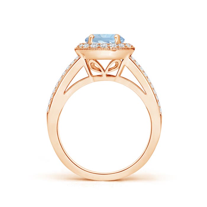 AA - Aquamarine / 1.71 CT / 14 KT Rose Gold