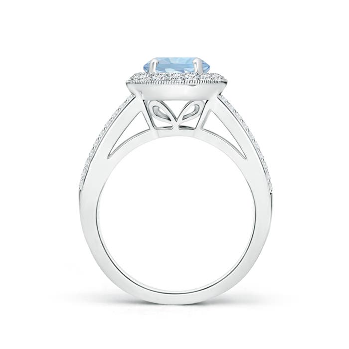 AA - Aquamarine / 1.71 CT / 14 KT White Gold