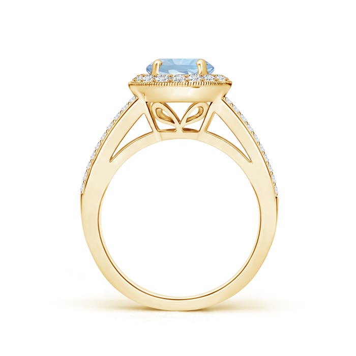 AA - Aquamarine / 1.71 CT / 14 KT Yellow Gold