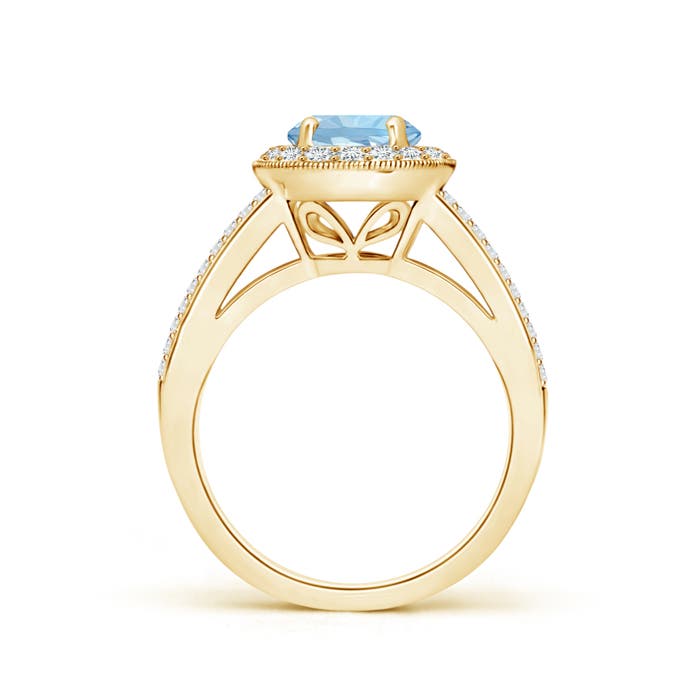 AAA - Aquamarine / 1.71 CT / 14 KT Yellow Gold