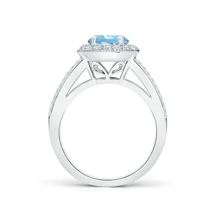 AAAA - Aquamarine / 1.71 CT / 14 KT White Gold