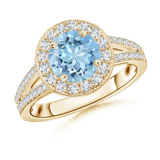 Round AAAA Aquamarine