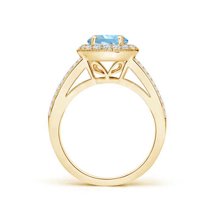 AAAA - Aquamarine / 1.71 CT / 14 KT Yellow Gold