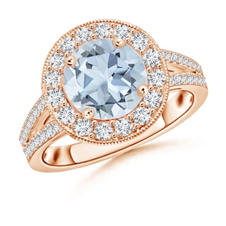 Round A Aquamarine