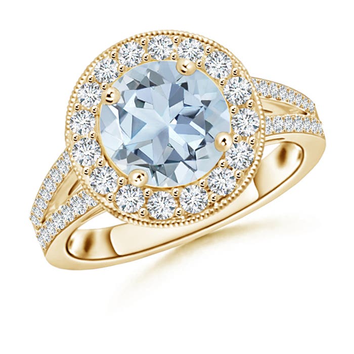 A - Aquamarine / 2.26 CT / 14 KT Yellow Gold