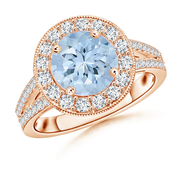 AA - Aquamarine / 2.26 CT / 14 KT Rose Gold