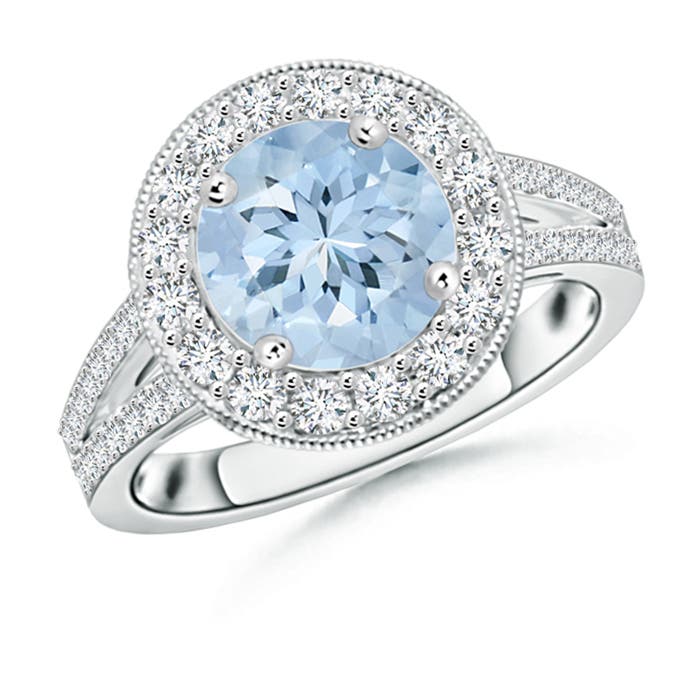 AA - Aquamarine / 2.26 CT / 14 KT White Gold