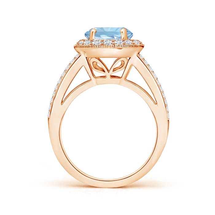 AAA - Aquamarine / 2.26 CT / 14 KT Rose Gold