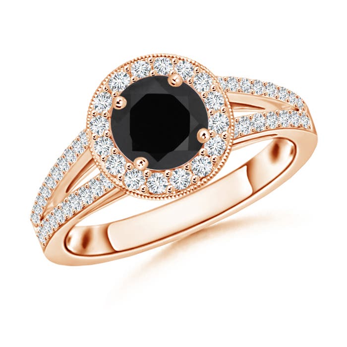 AAA - Black Onyx / 1.15 CT / 14 KT Rose Gold