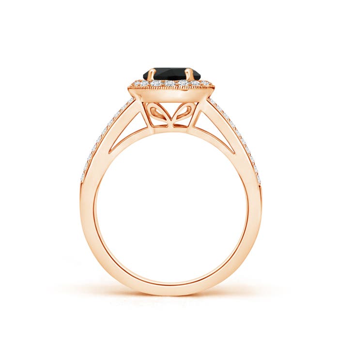 AAA - Black Onyx / 1.15 CT / 14 KT Rose Gold