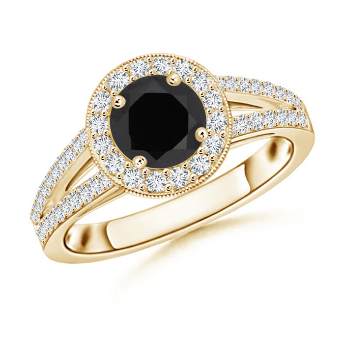 AAA - Black Onyx / 1.15 CT / 14 KT Yellow Gold