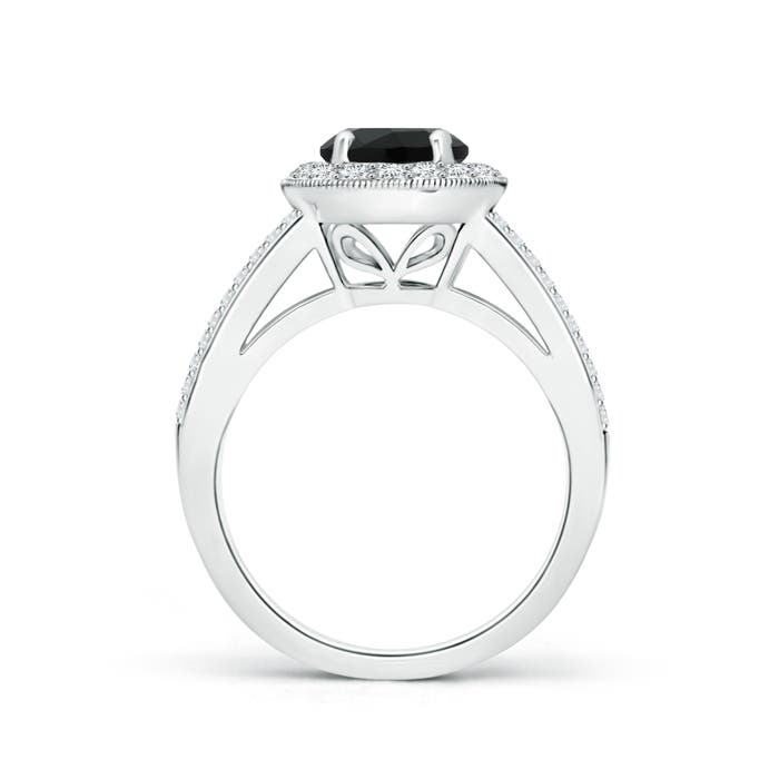 AAA - Black Onyx / 1.59 CT / 14 KT White Gold