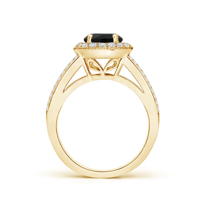 AAA - Black Onyx / 1.59 CT / 14 KT Yellow Gold