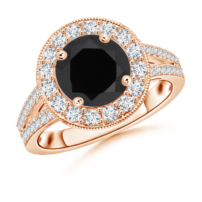 AAA - Black Onyx / 2.91 CT / 14 KT Rose Gold