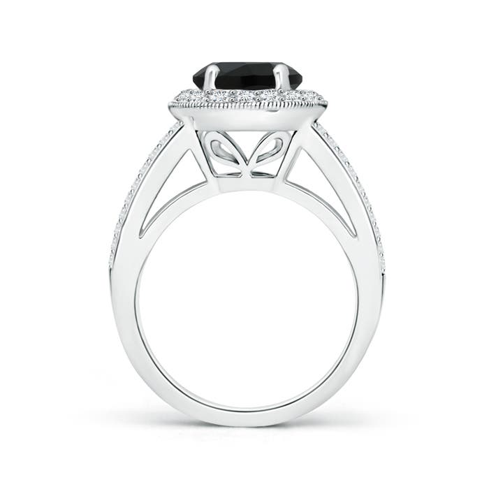 AAA - Black Onyx / 2.91 CT / 14 KT White Gold