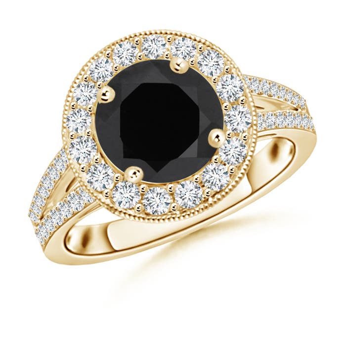 AAA - Black Onyx / 2.91 CT / 14 KT Yellow Gold