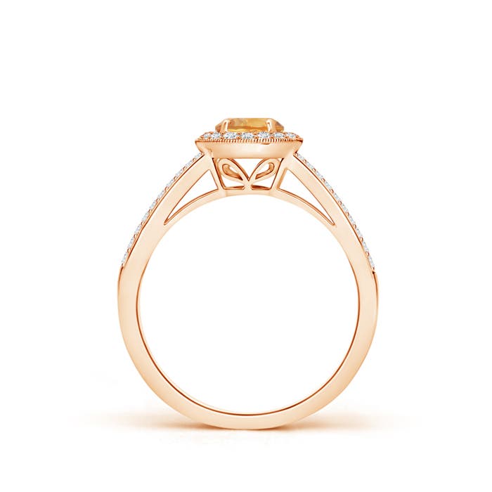 A - Citrine / 0.75 CT / 14 KT Rose Gold