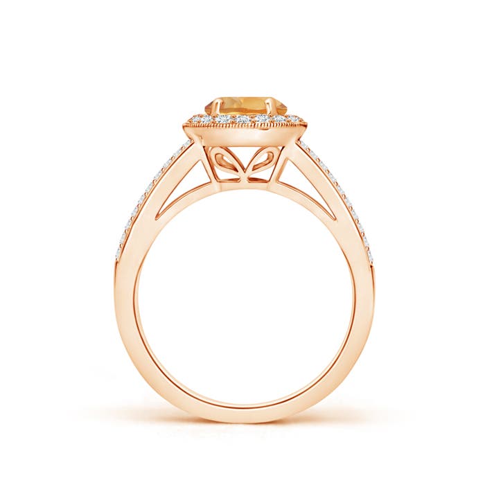 A - Citrine / 1.15 CT / 14 KT Rose Gold