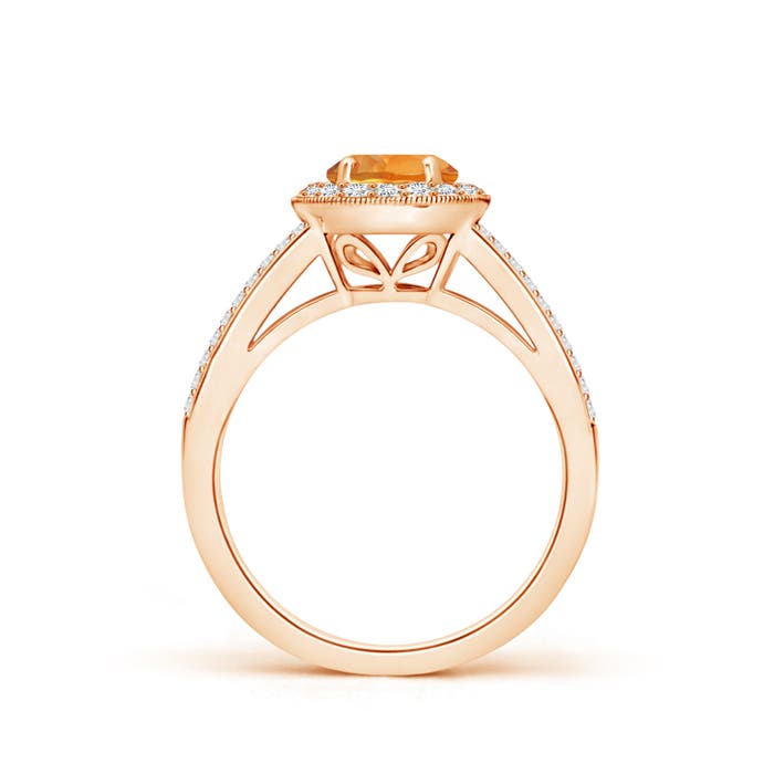 AAA - Citrine / 1.15 CT / 14 KT Rose Gold