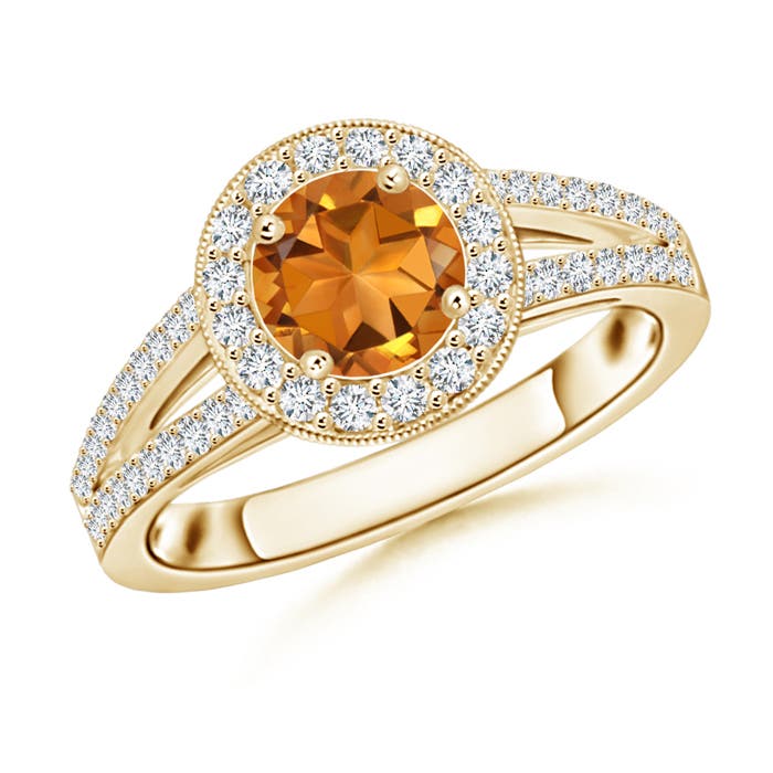 AAA - Citrine / 1.15 CT / 14 KT Yellow Gold