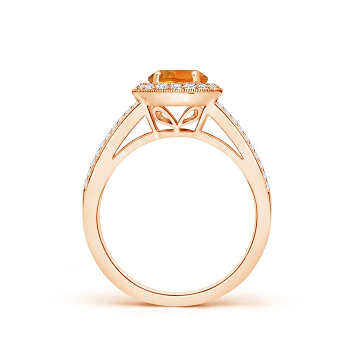 AAAA - Citrine / 1.15 CT / 14 KT Rose Gold