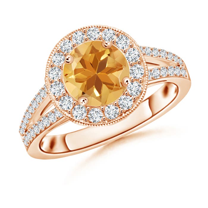 A - Citrine / 1.84 CT / 14 KT Rose Gold