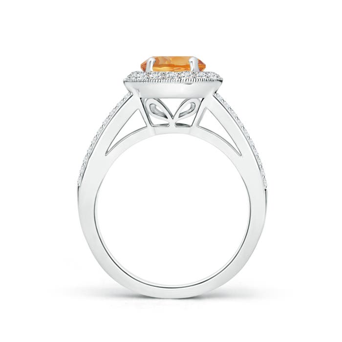 AA - Citrine / 1.84 CT / 14 KT White Gold