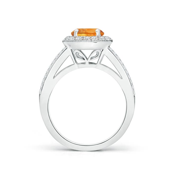 AAA - Citrine / 1.84 CT / 14 KT White Gold