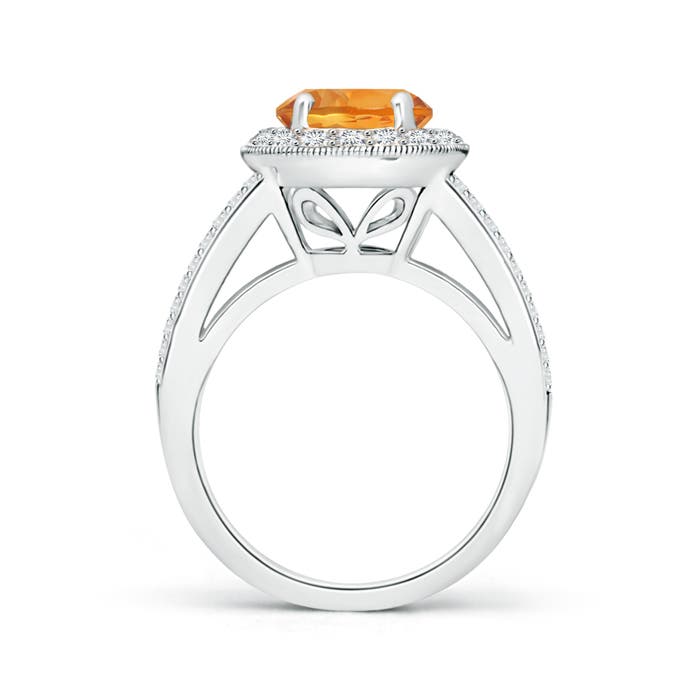 AAA - Citrine / 2.36 CT / 14 KT White Gold