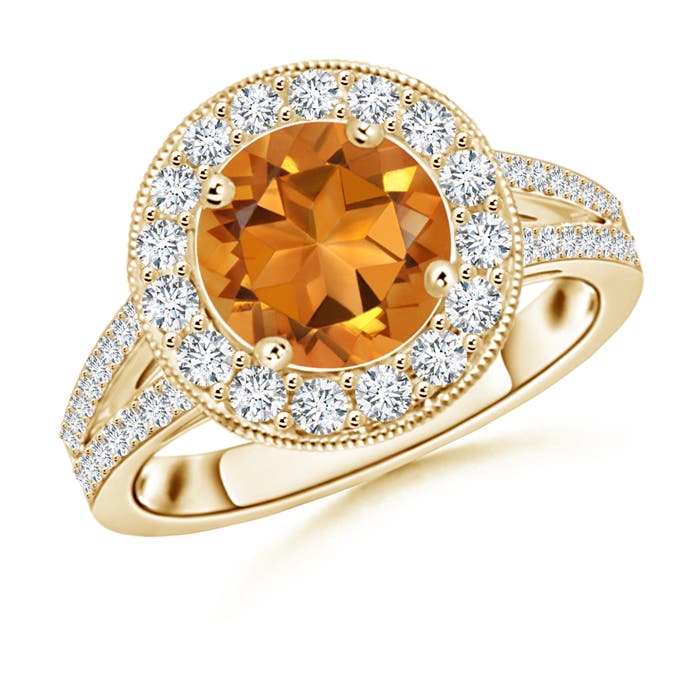 AAA - Citrine / 2.36 CT / 14 KT Yellow Gold