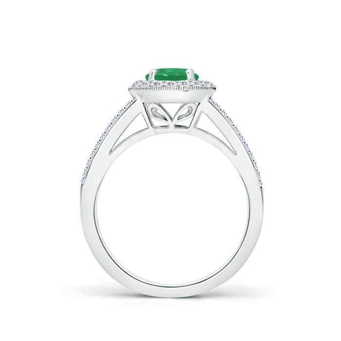 A - Emerald / 1.2 CT / 14 KT White Gold