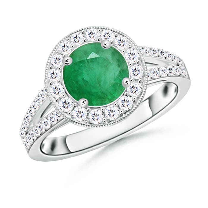 A - Emerald / 1.79 CT / 14 KT White Gold