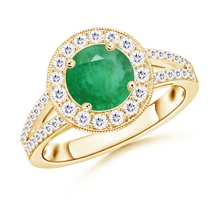 A - Emerald / 1.79 CT / 14 KT Yellow Gold