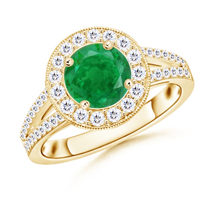 AA - Emerald / 1.79 CT / 14 KT Yellow Gold