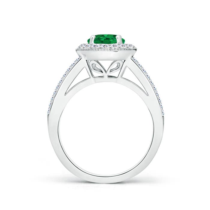 AAA - Emerald / 1.79 CT / 14 KT White Gold