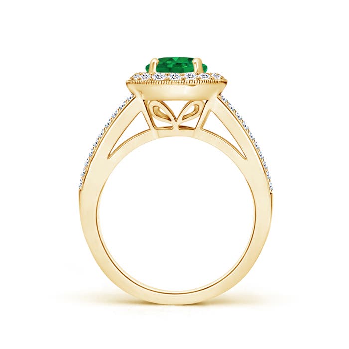 AAA - Emerald / 1.79 CT / 14 KT Yellow Gold